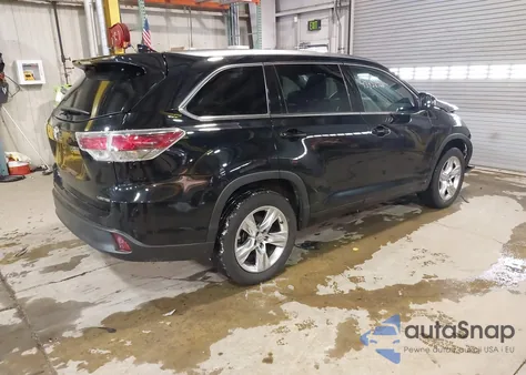 2014 Toyota Highlander Limited Platinum V6 z USA, uszkodzony, nr VIN 5TDYKRFH1ES035228
